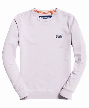 Superdry Orange Label Pastel Line Crew Férfi Pulóver Rózsaszín | NBYFG1972